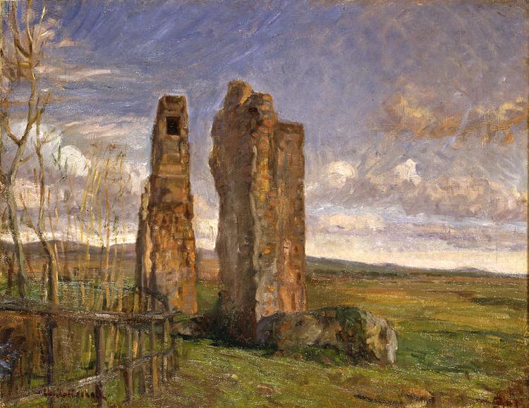 Albert Gottschalk Ruins in Campagna Norge oil painting art